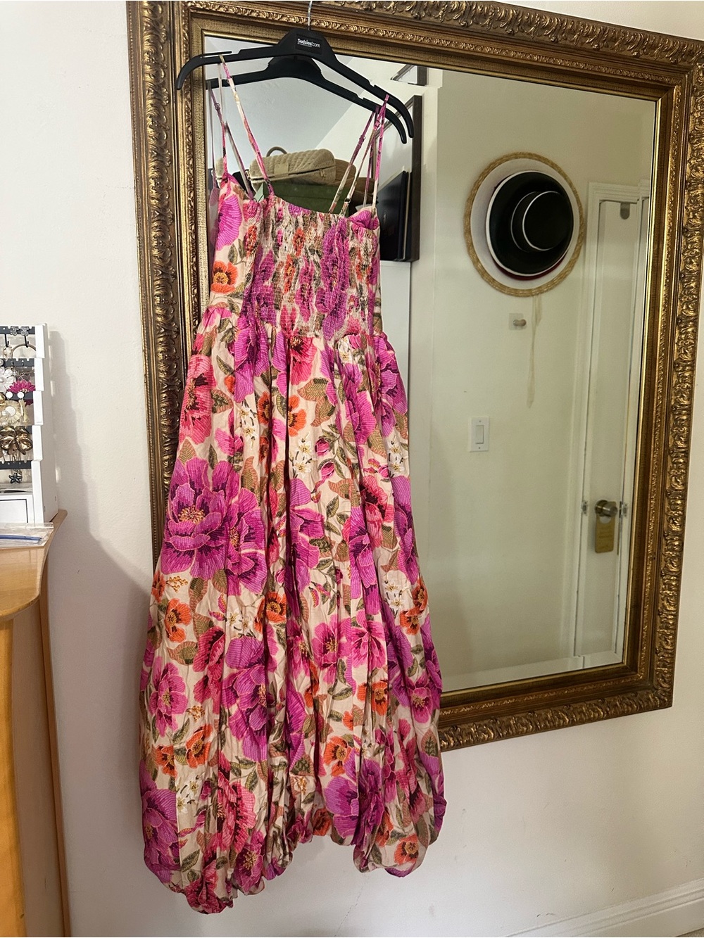 FARM Rio Vestido Longo Balonê Izabel floral print maxi dress - Picture 8 of 8